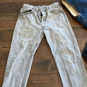 Gray Levi jeans